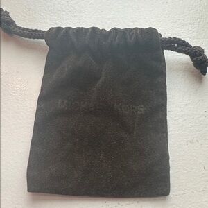 Michael Kors Brown Velvet Drawstring Bag